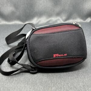 Targus Camera Carrying Case Black & Red Compact With Adjustable Strap 6" x 4"